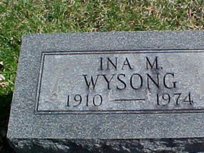 Ina M Wysong on Sysoon