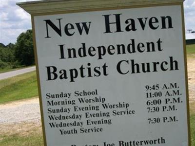 New Haven Independent Baptist Church Cemetery on Sysoon