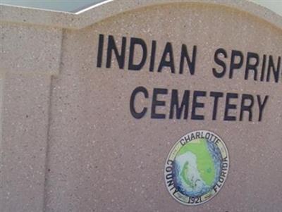 Indian Spring Cemetery on Sysoon