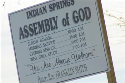 Indian Springs Assembly of God Cemetery on Sysoon