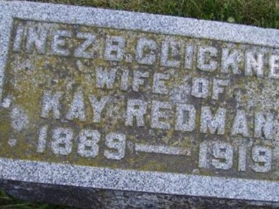 Inez B Clickner Redman on Sysoon