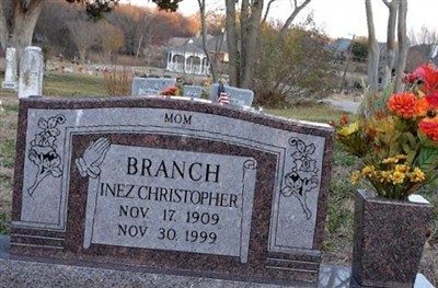 Inez Christopher Branch on Sysoon