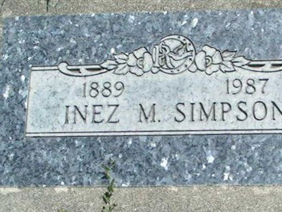 Inez Myrtle Newsham Simpson on Sysoon