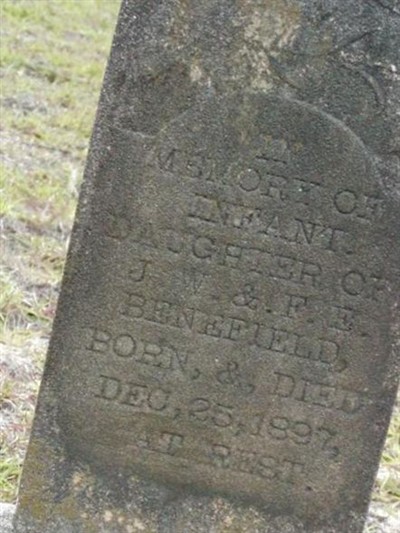 Infant Benefield on Sysoon