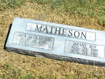 Infant Boy Matheson on Sysoon