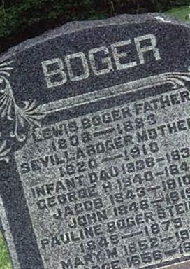 Infant Daugher Boger on Sysoon
