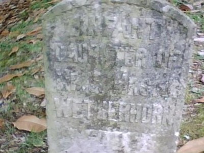 Infant Daughters Wetherhorn on Sysoon