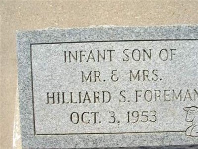 Infant Foreman on Sysoon