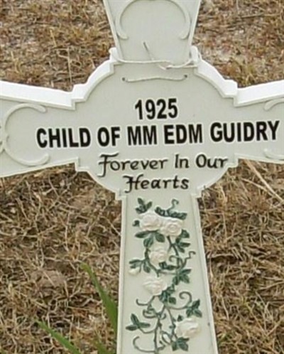 Infant Guidry on Sysoon