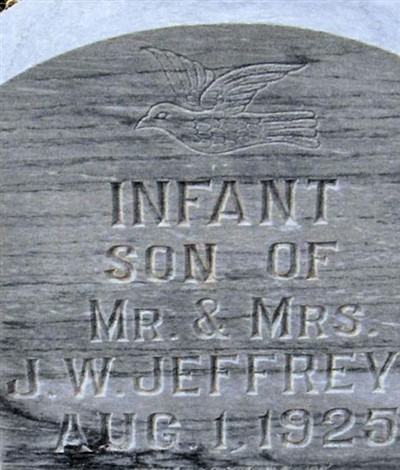 Infant Jeffreys on Sysoon