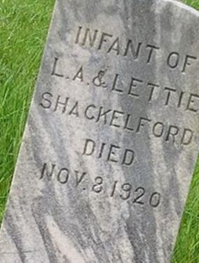 Infant Shackelford on Sysoon