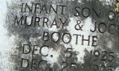 Infant Son Boothe on Sysoon