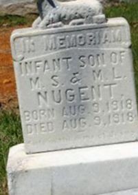 Infant Son Nugent on Sysoon