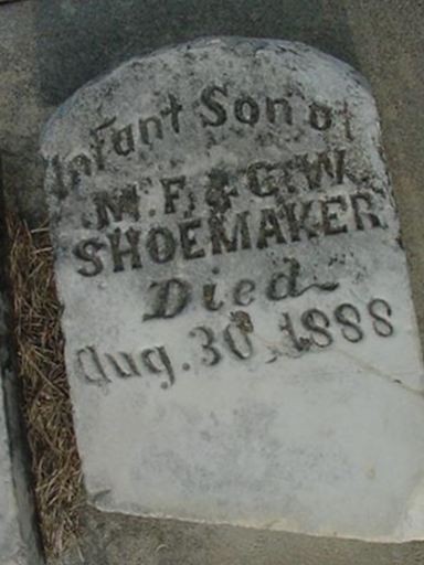 Infant Son Shoemaker on Sysoon