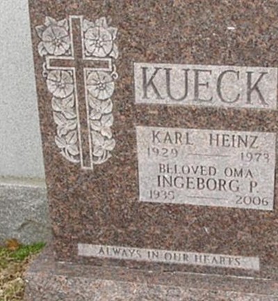 Ingeborg F. Kueck on Sysoon