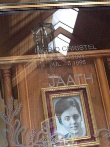 Ingrid Christel Jaath on Sysoon