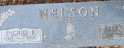 Ingrid E. Nelson on Sysoon