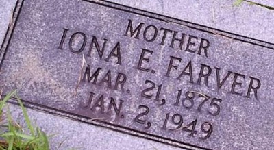 Iona E Farver on Sysoon