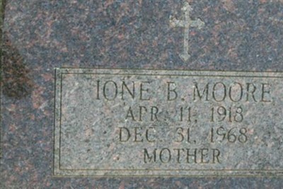 Ione B. Moore on Sysoon