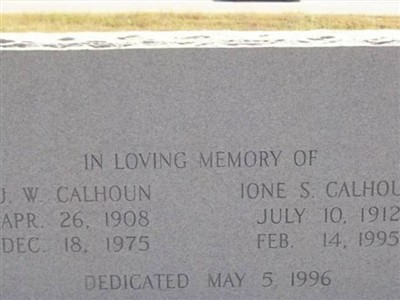 Ione S Calhoun on Sysoon