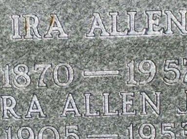 Ira Allen Hunter, Jr on Sysoon