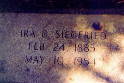 Ira D. Siegfried on Sysoon