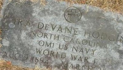 Ira DeVane Hodgin on Sysoon