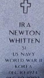 Ira Newton "Newt" Whitten on Sysoon