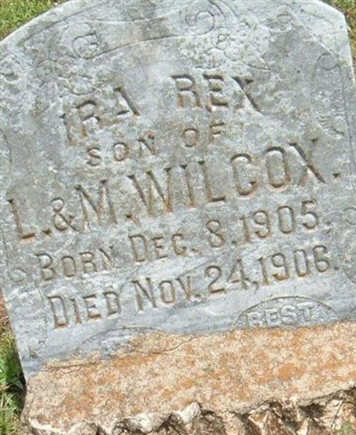 Ira Rex Wilcox on Sysoon