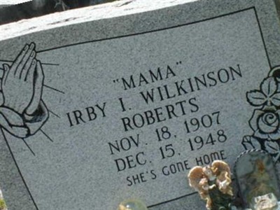 Irby Idella Wilkinson Roberts on Sysoon