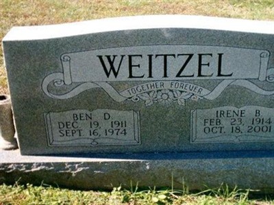 Irene B Asbridge Weitzel on Sysoon