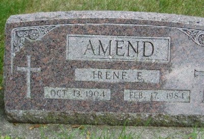 Irene E. Amend on Sysoon