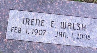 Irene E. Walsh on Sysoon