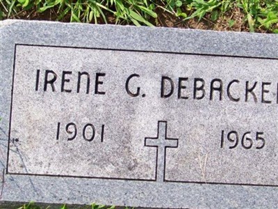 Irene G. DeBacker on Sysoon
