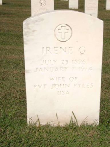 Irene G Pyles on Sysoon