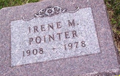 Irene M Pointer on Sysoon