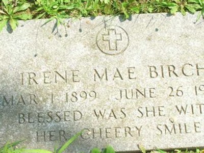 Irene Mae Gillespie Birch on Sysoon