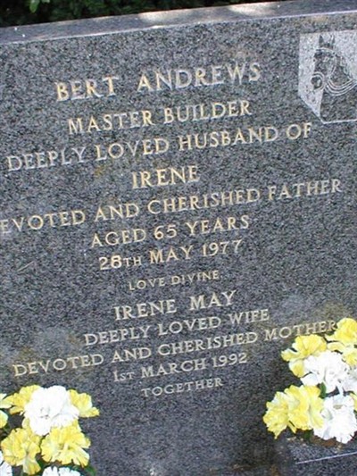 Irene May Andrews on Sysoon