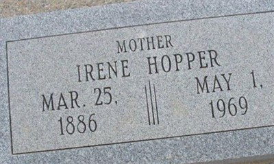 Irene Ragna Bell Hopper on Sysoon