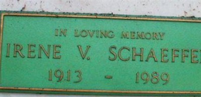 Irene V. Schaeffer on Sysoon