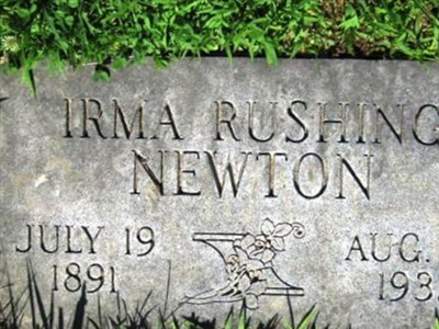 Irma Rushing Newton on Sysoon