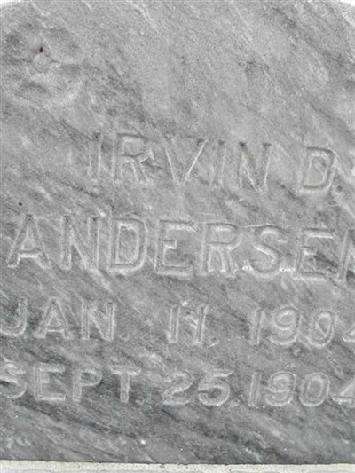 Irvin D. Andersen on Sysoon