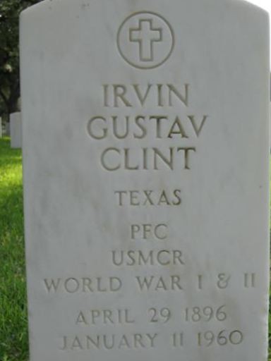 Irvin Gustav Clint on Sysoon