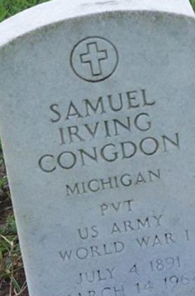 Irving Samuel Congdon on Sysoon