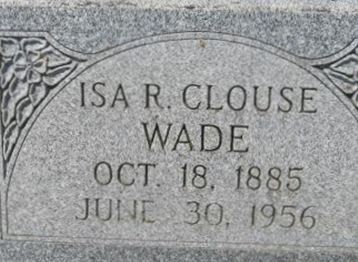 Isa R Clouse Wade on Sysoon