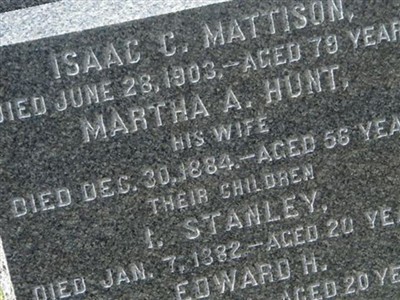 Isaac C Mattison on Sysoon
