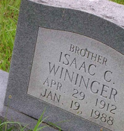 Isaac C. Wininger on Sysoon