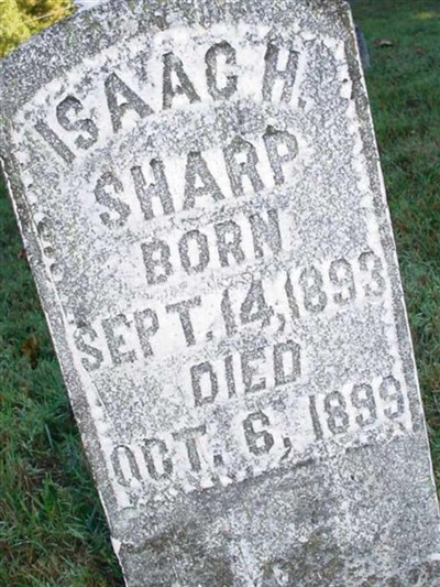 Isaac H SHARP, Find a grave on Sysoon Isaac H SHARP on Sysoon