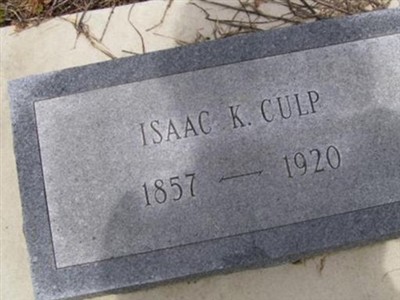 Isaac Kellum Culp on Sysoon