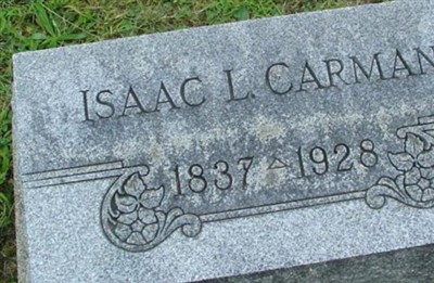 Isaac L. Carman, Find a grave on Sysoon Isaac L. Carman on Sysoon